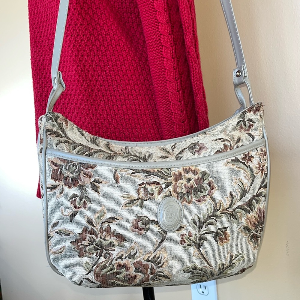 Vintage Tapestry Floral Purse Shoulder Bag